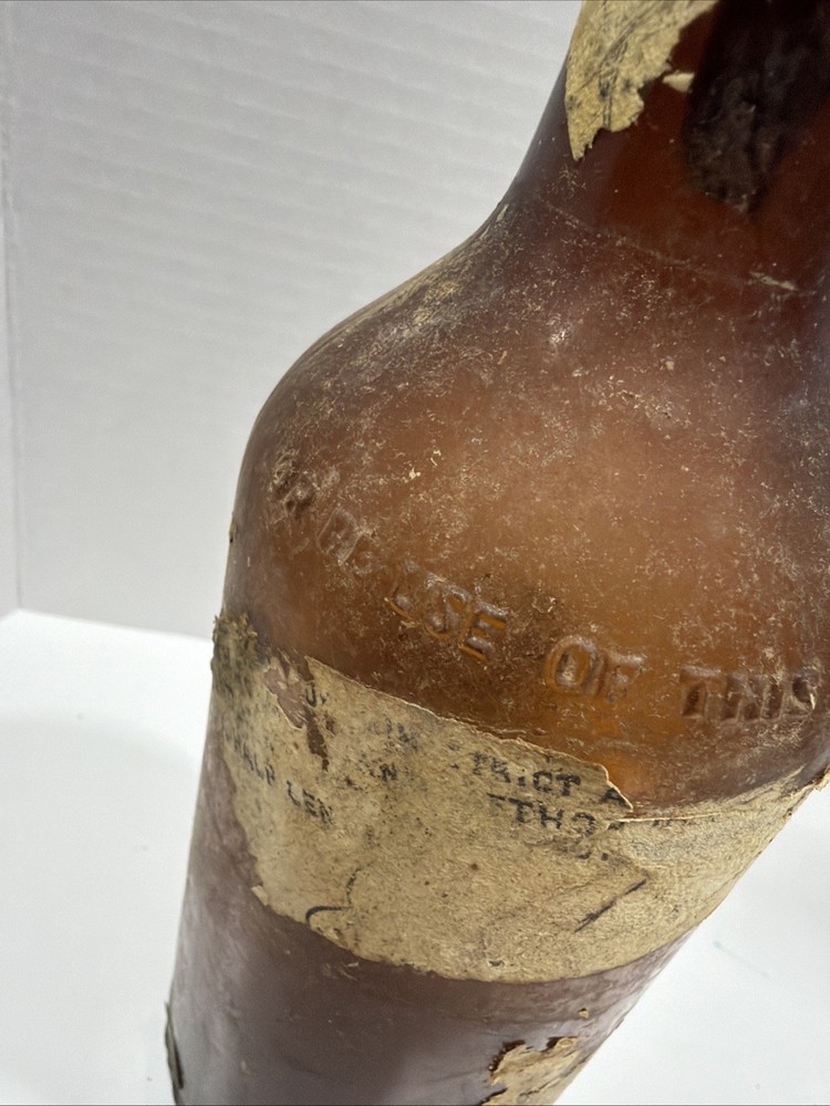 Vintage Kinsey Whiskey Bottle Empty