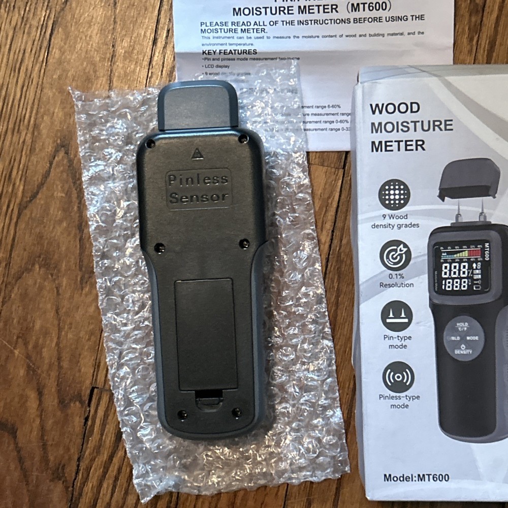 Wood Moisture Meter Model MT600
