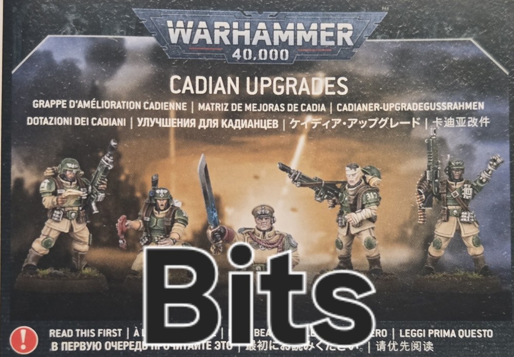 Warhammer 40K Cadian Upgrades (Individual Bits)
