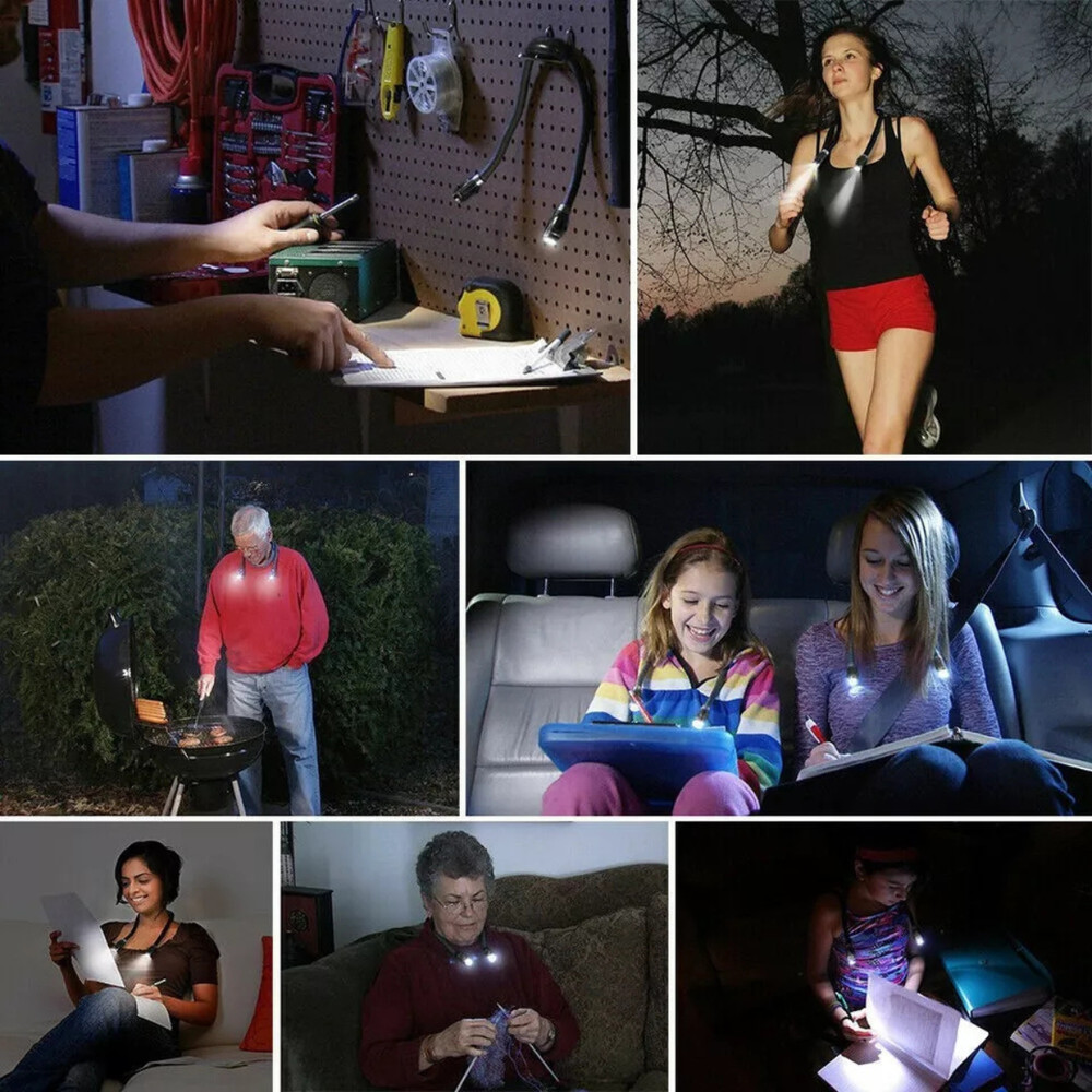 New Hug Light Flexible Light Neck Book light Camping