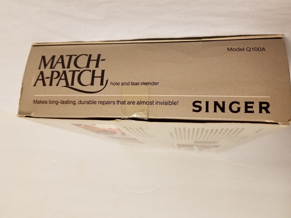Vintage Singer Hand Sewing Match A Patch Hole & Tear Machine.