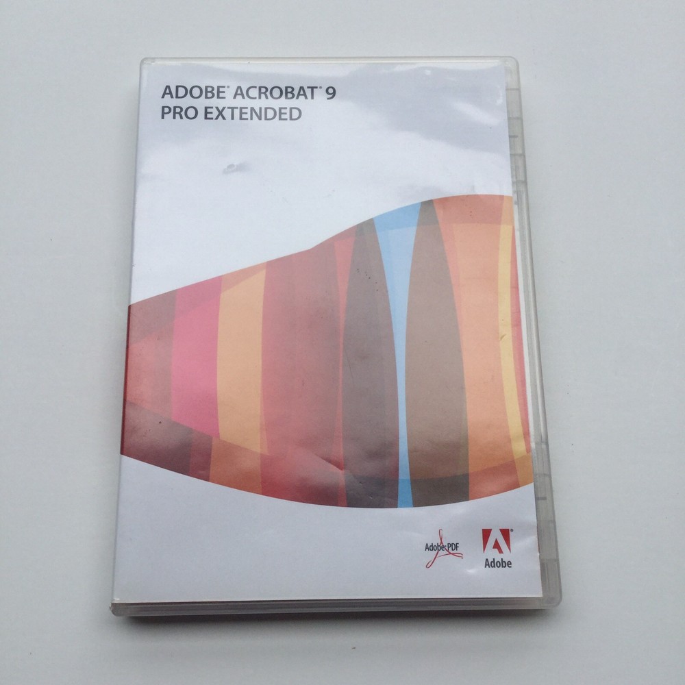 Adobe Acrobat 9 Pro Professional for Windows w/ Serial Number