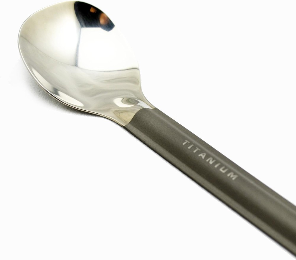 Long Handle Titanium Camping Spoon