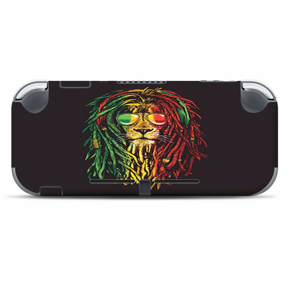 Skins Decals wrap for Nintendo Switch Lite - Rasta Dread Lion Irie