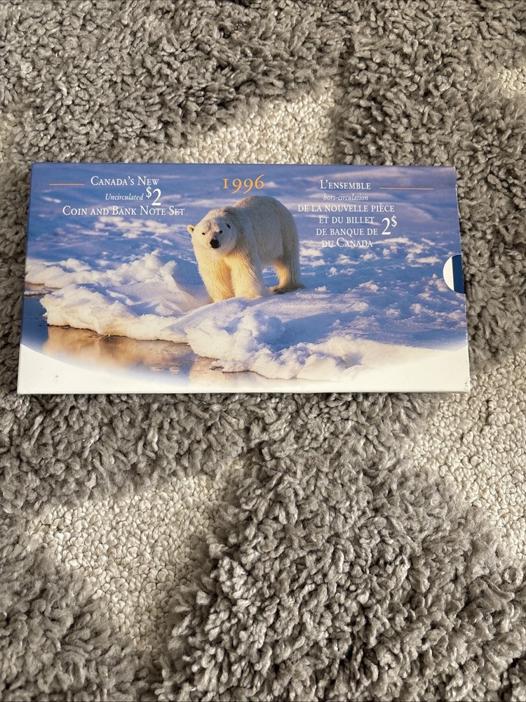 Canada Coin Collection 1996 $2 Coin & Banknote Set