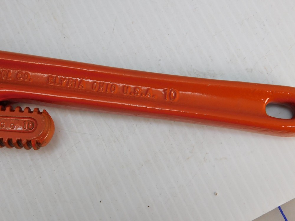 Ridgid 10 in Pipe Wrench, Restored