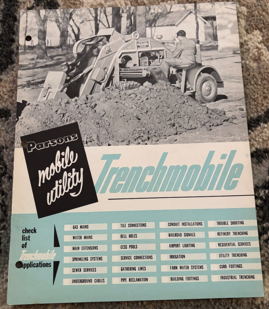 Parsons Mobile Utility Trenchmobile Brochure AMIL25