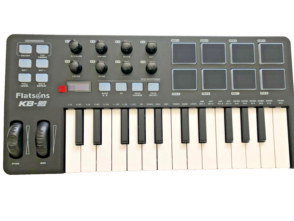 Flatsons Kb-25 Mini USB MIDI Controller Keyboard