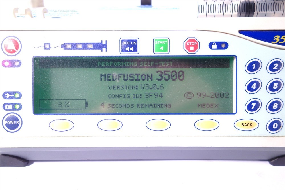 SMITHS Medfusion 3500 Pump - TESTED WORKING