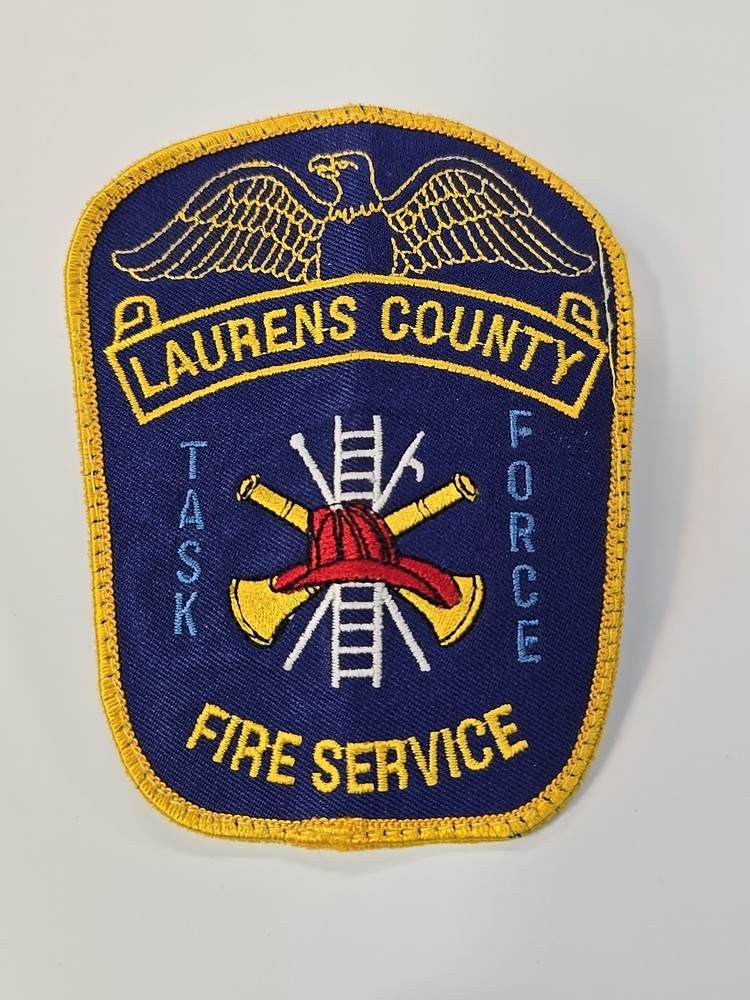 Laurens County Fire Service Task Force Patch South Carolina