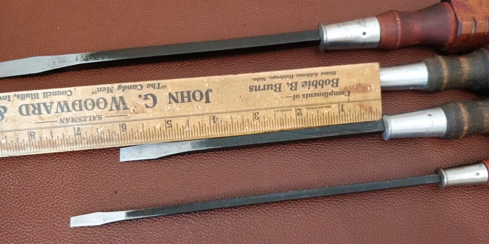 NOS!! MAC TOOLS Screwdriver Set ~ Early model MECHANICS FORGE & TOOL CO.