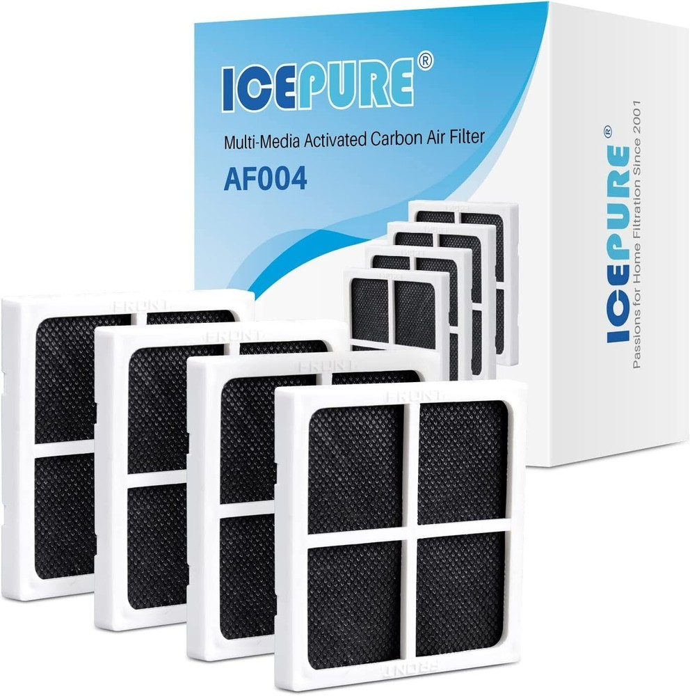 ICEPURE AF004 Refrigerator Air Filter Replacement for LG LT120F, 4PACK