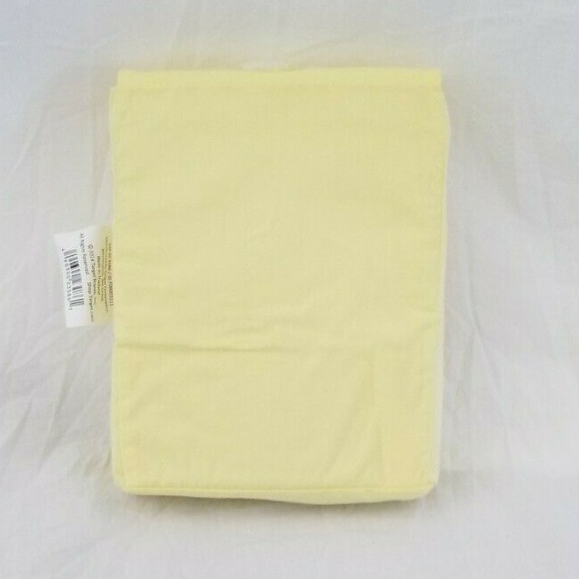 Circo 100% Cotton 200 TC Yellow Fitted Crib Sheet NIP