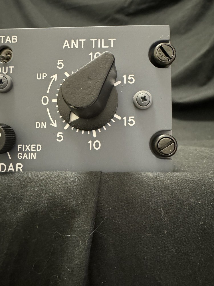 Radar Control Panel; G-2228; 21; REPAIRED