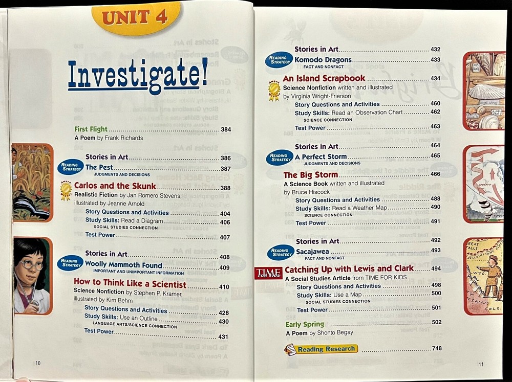 5th Grade - READING - Student Textbook (2005, Macmillan/McGraw-Hill)