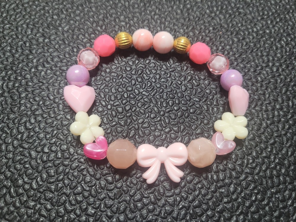 Pretty Bow Bracelet And Earrings