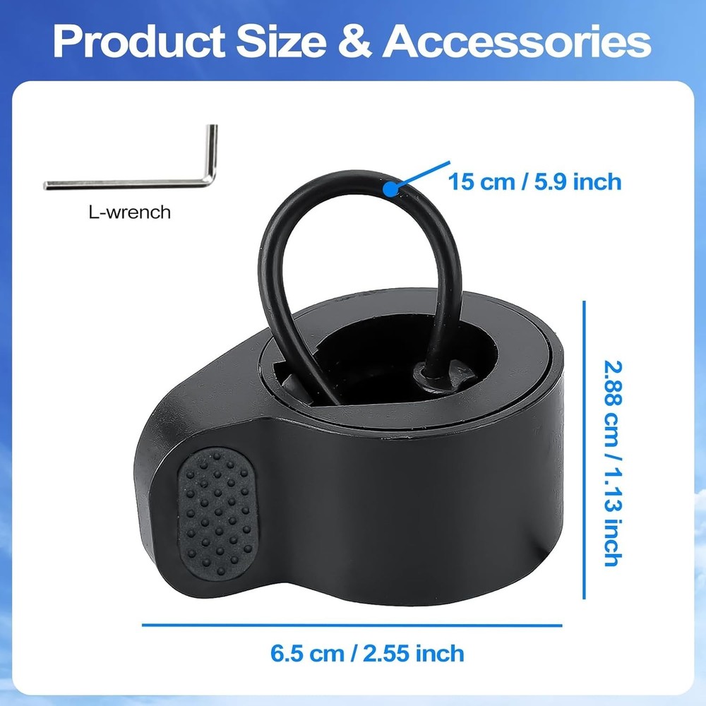 Replacement Part Compatible for Electric Scooter Thumb Throttle