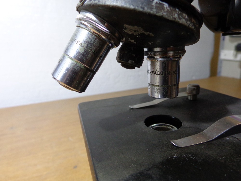 American Optical B-35-58 Monocular Laboratory Microscope AO Spencer Black #80