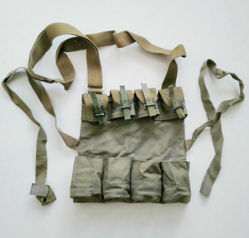 Surplus Chinese Army Type 67 Grenade Pack Pouch Strap Canvas Bag Case Marked