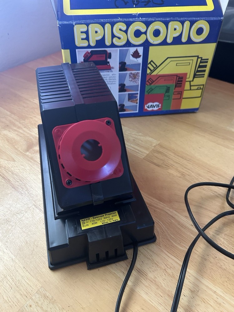 Vintage Episcopio Multi-Purpose Projector In Original Box