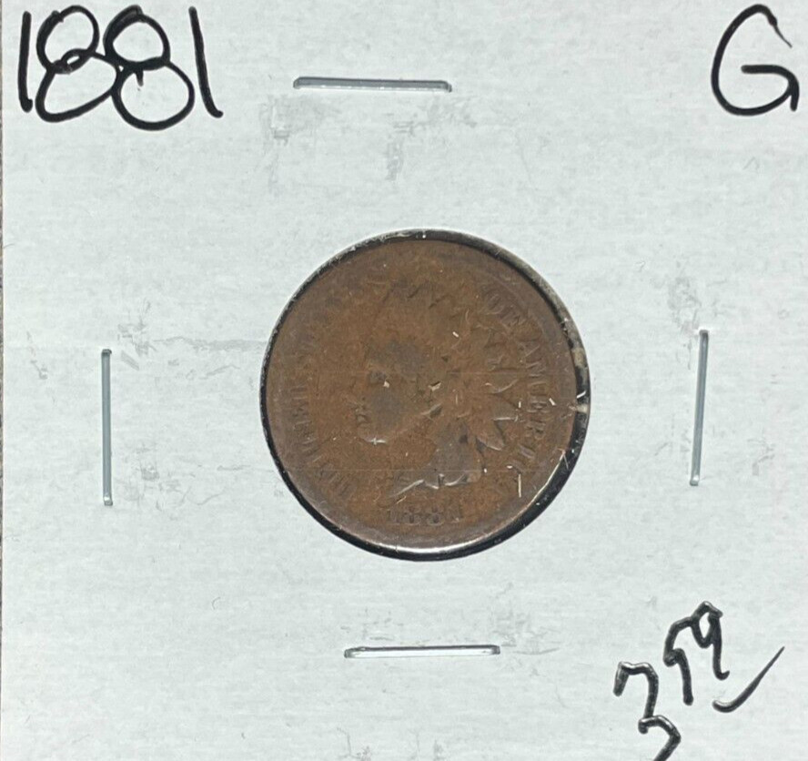 1881 INDIAN HEAD CENT ~GOOD  ~NICE COIN~