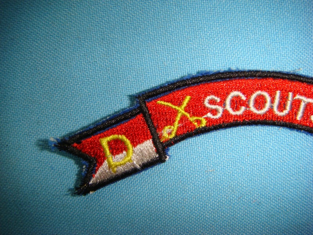 VIETNAM WAR SCROLL PATCH, US D TROOP SCOUTS 17th CAVALRY REGIMENT