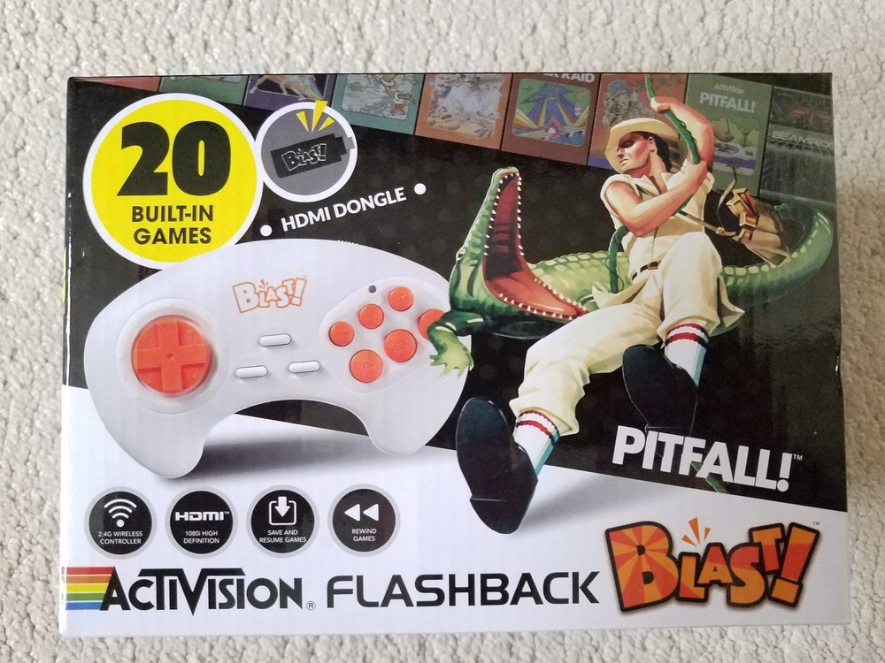 AtGames Activision Flashback Blast Atari 2600 Pitfall HDMI New