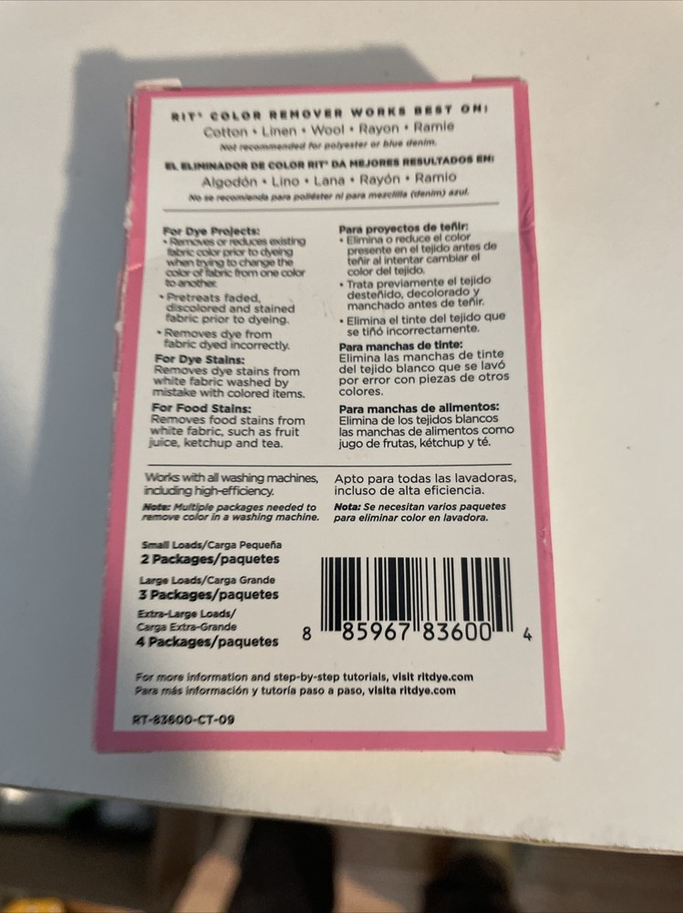 Rit Dye Powder-Color Remover 2oz