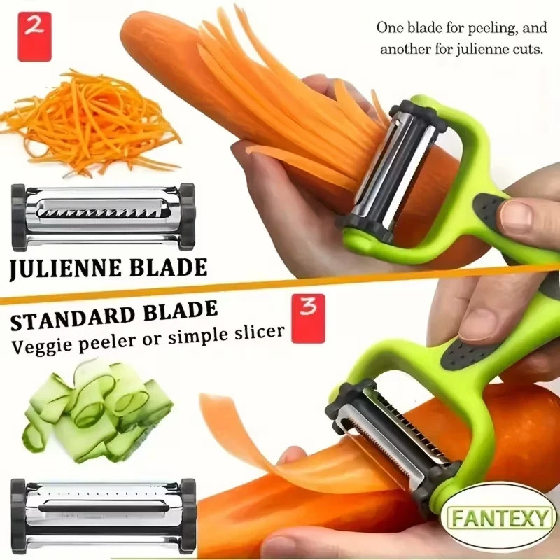 Herb Scissors Set with 5 Blades and Cover - Multipurpose Kitchen Chopping Shear