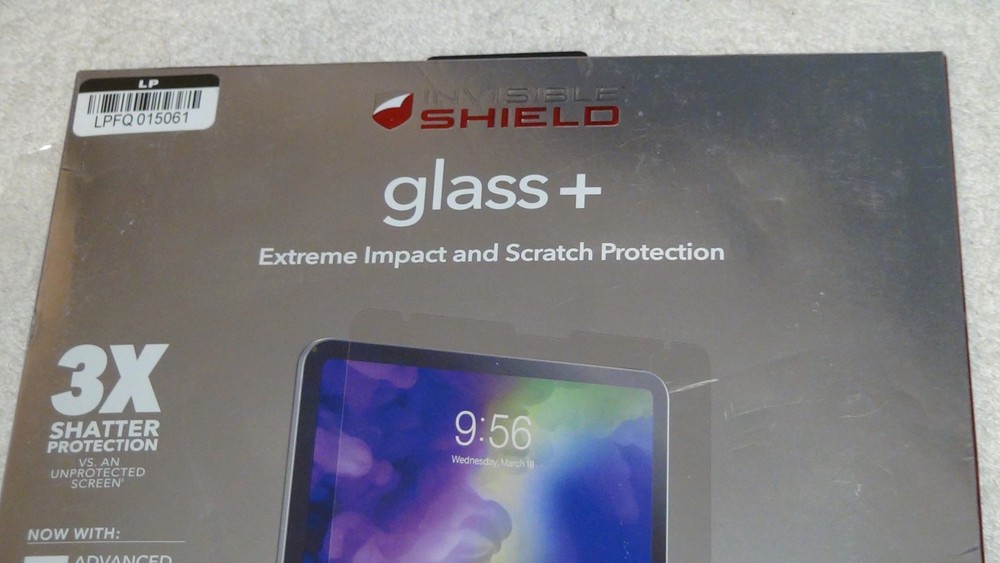 Zagg Invisible Shield Glass + Shield for 11" iPad Pro Gen. 1 & 2