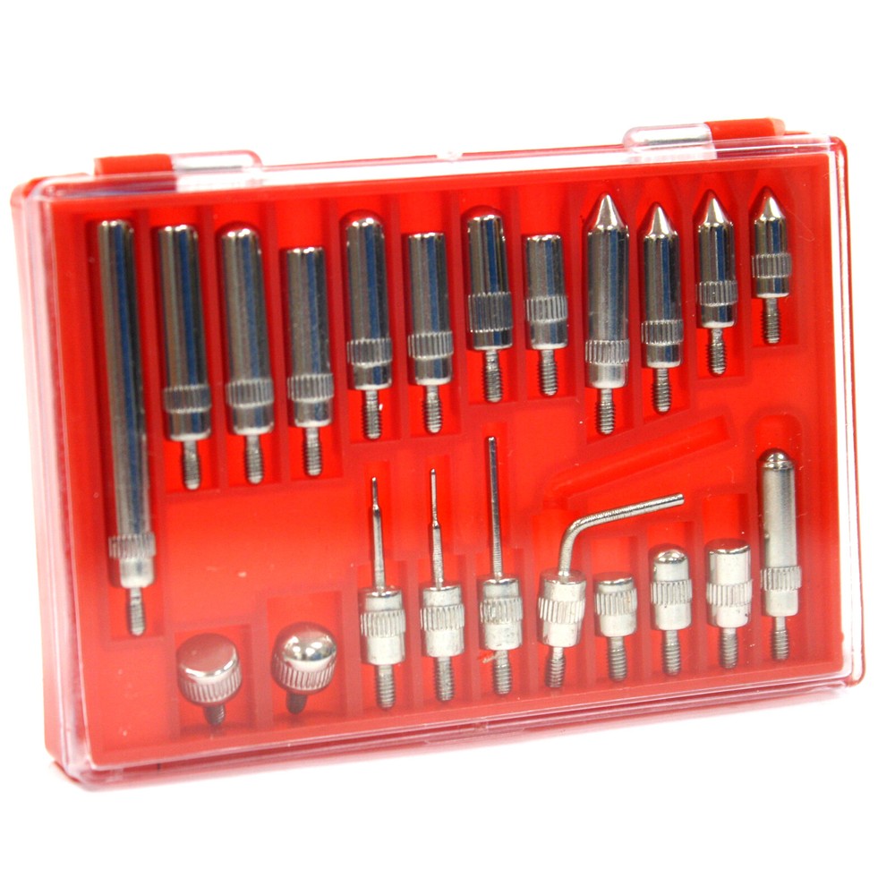22pc Metric Thread Dial Digital Indicator Point Set End Tip Kit Machinist Tool