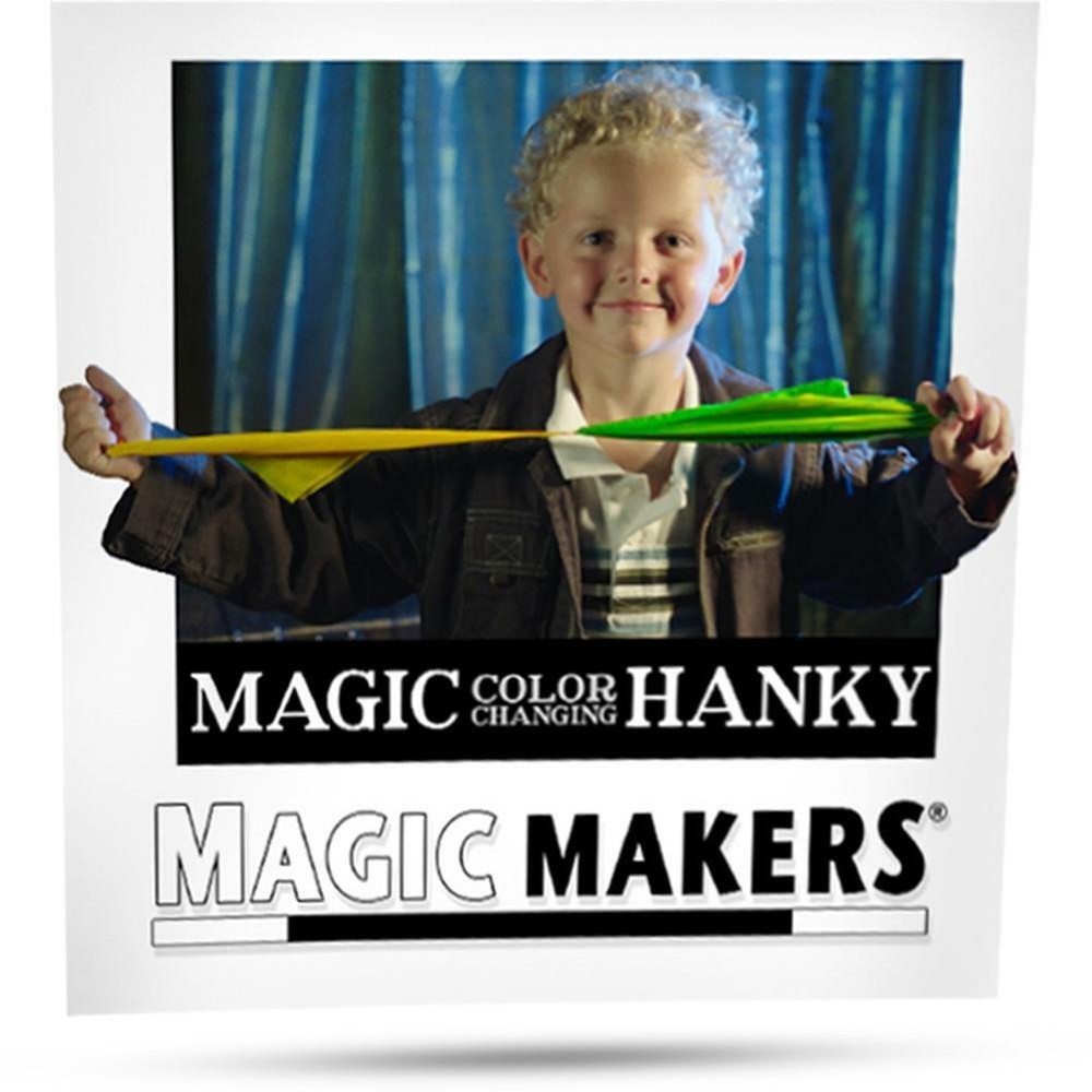 Magic Color Changing Hanky by Magic Makers - Easy to Perform Visual Illusion