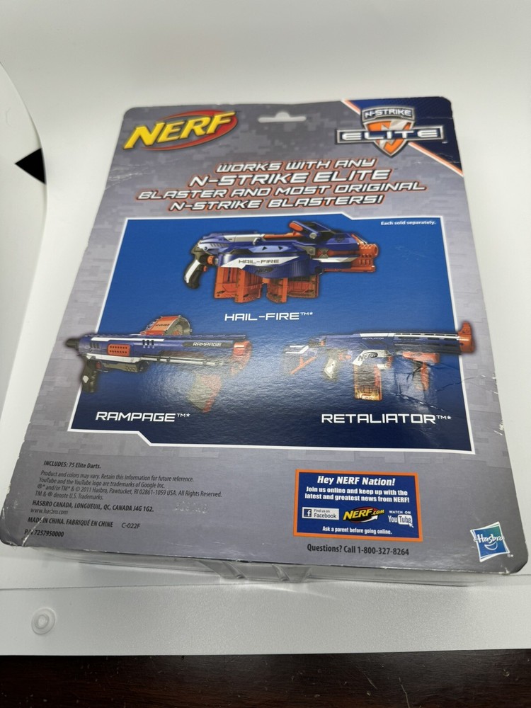 NERF 75 Elite N-Strike Darts Blue Brand NEW