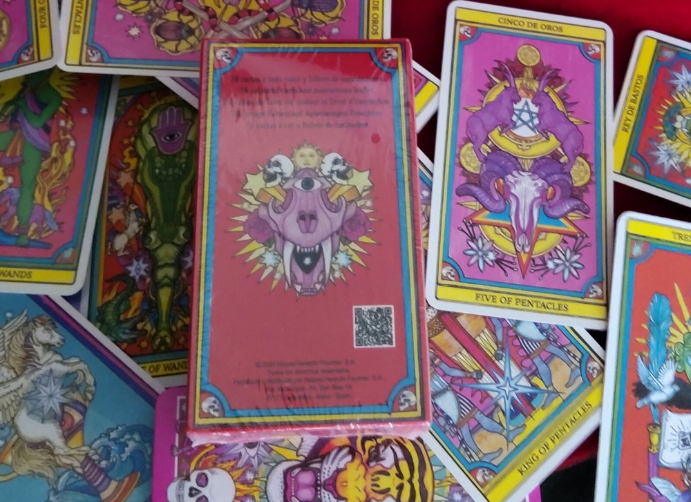 Spanish tarot cards-El Dios De Los Tres