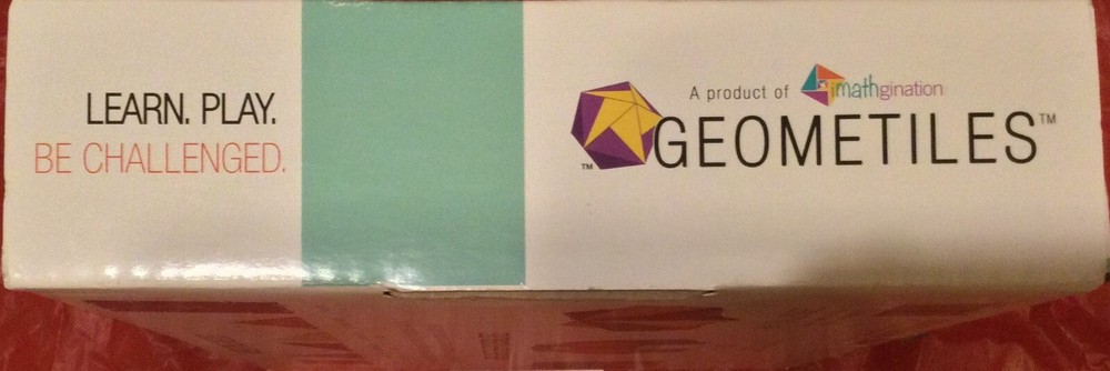 Geometiles 3D Building Set for Learning Math, Includes Many Online Activities...