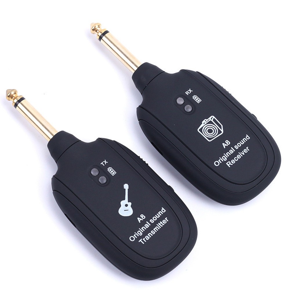 730mhz Rechargeable Guitar Wireless Transmission Audio Transmitter Receiver Kit