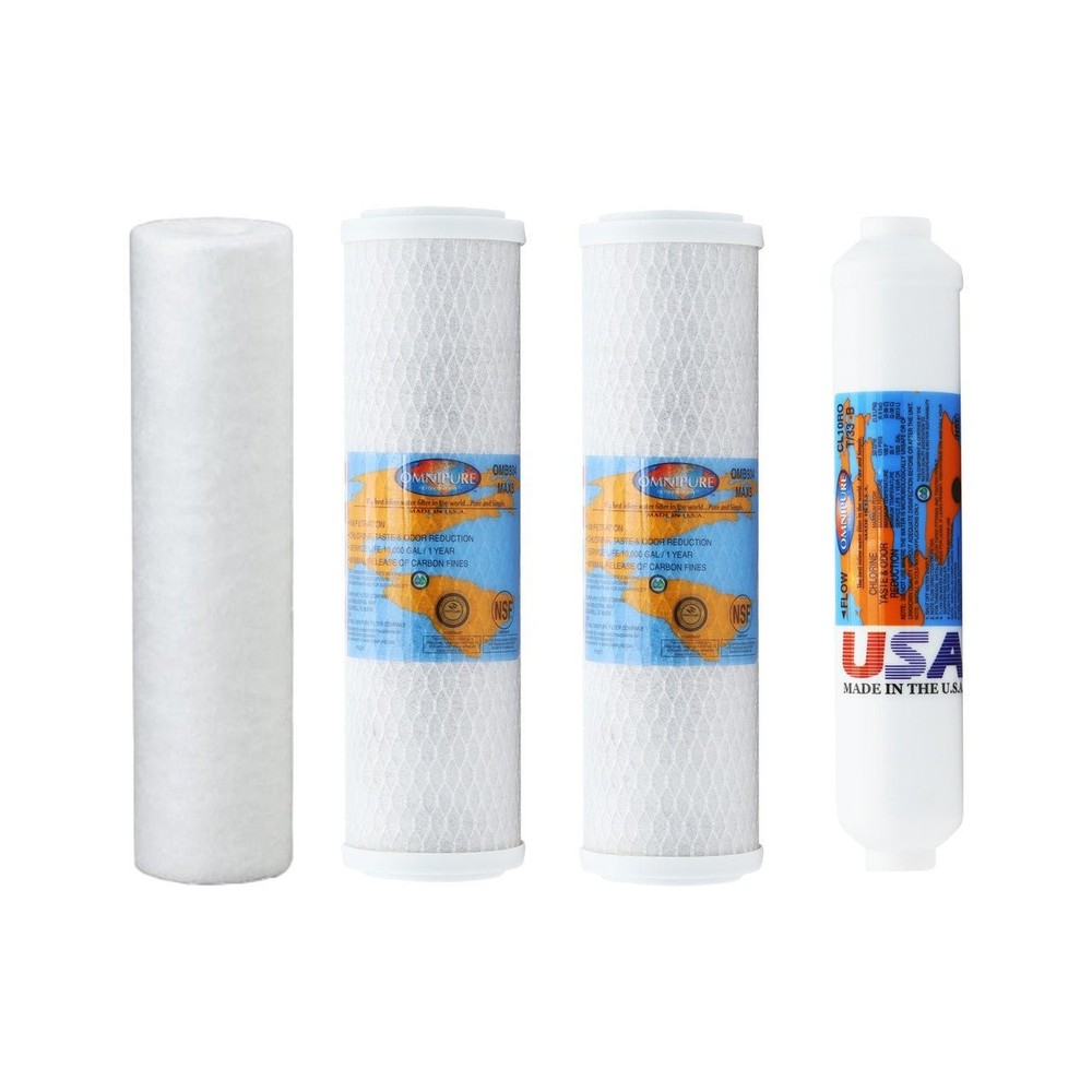 PuROLine PL50T50 RO Replacement Filter Kit (Membrane Sold Separately)