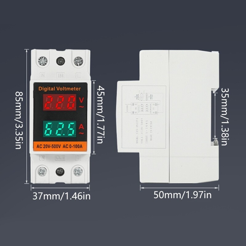 Stable Data Voltages Current Meter with High Accuracy Sensoring Simple Installs