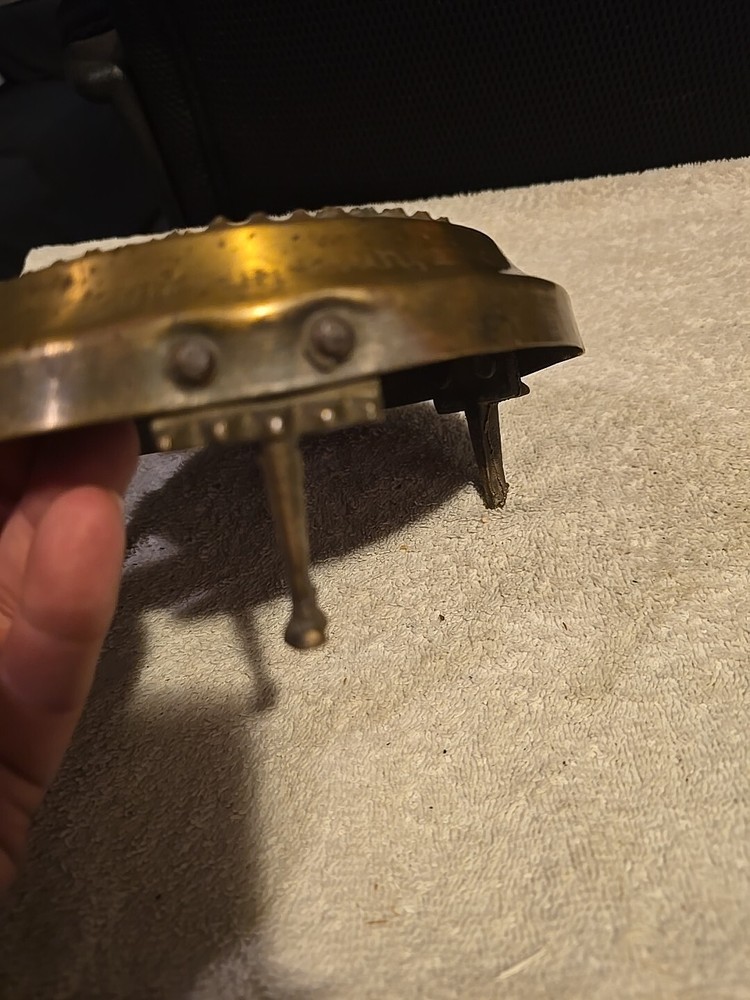Vintage Antique Unique Brass Round Kitchen Grater