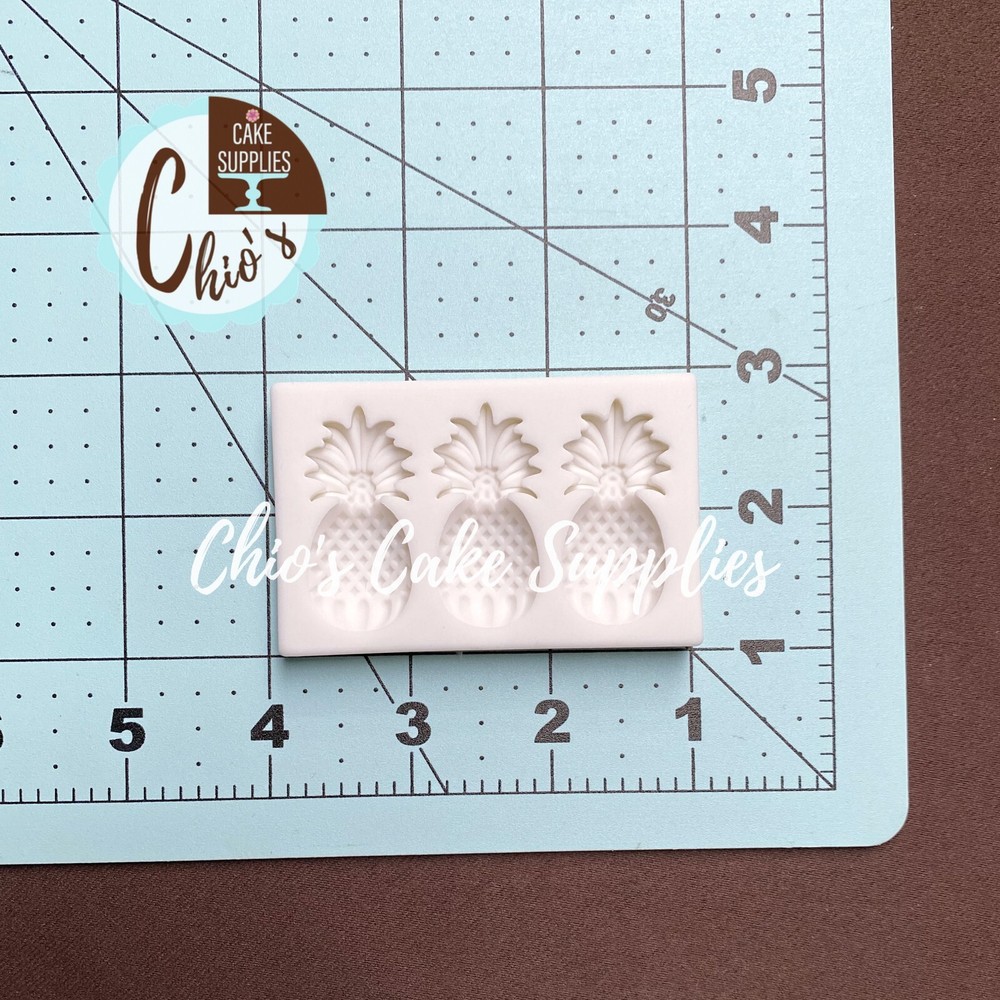 Pineapple Silicone Mold, 3 cavities