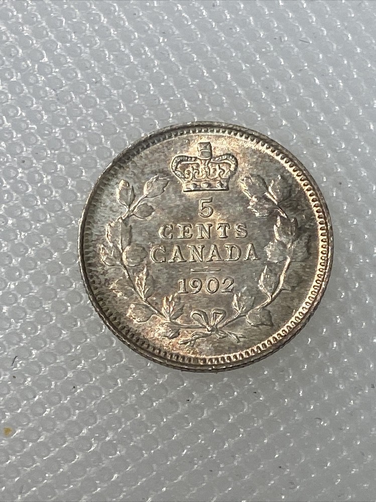1902 canada 5 cents Y1