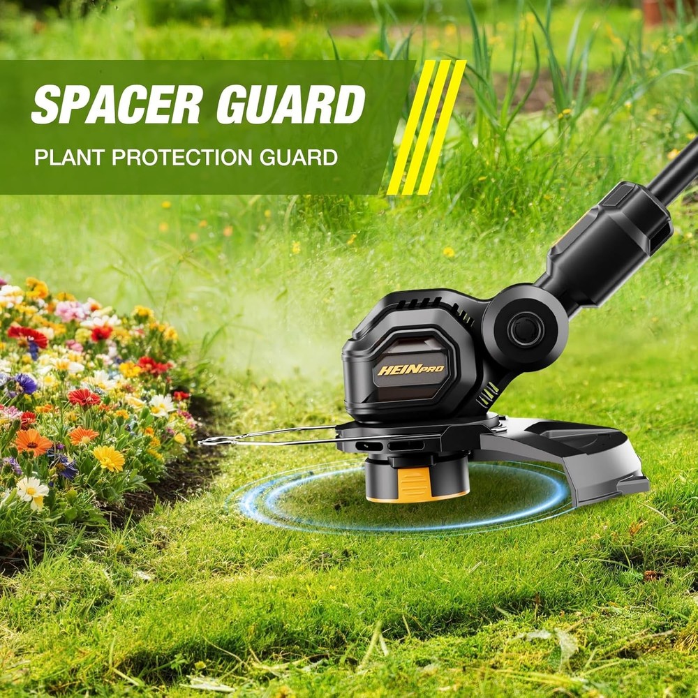 Cordless String Trimmer Compatible with Dewalt 20V MAX Battery, 12-Inch Electric