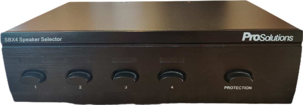 ProSolutions SBX4 4-Way Speaker Selector Switch, 100W Per Channel