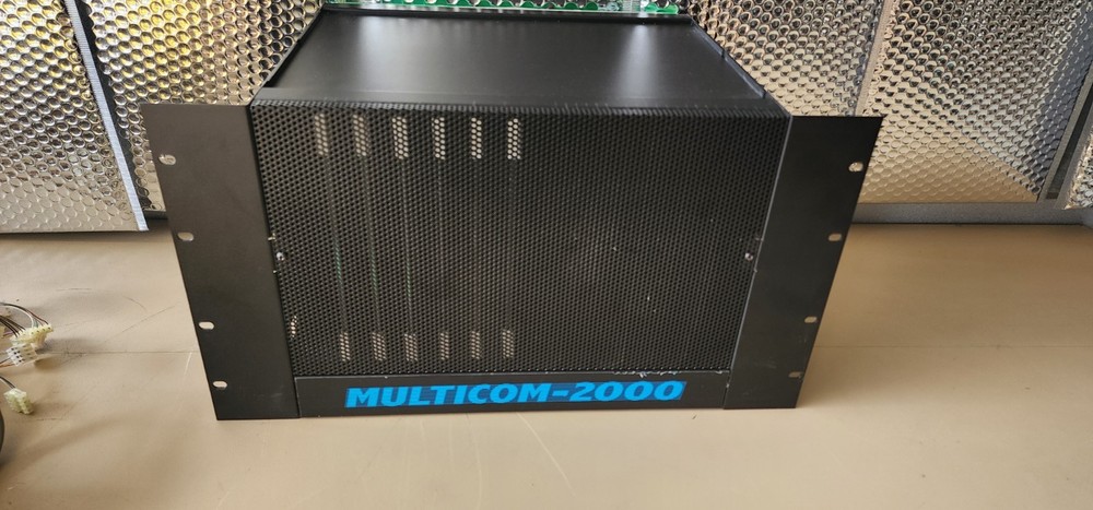 BOGEN MULTICOM-2000 CONTROLLER WITH 6 CARDS 7 CABLES ONLY