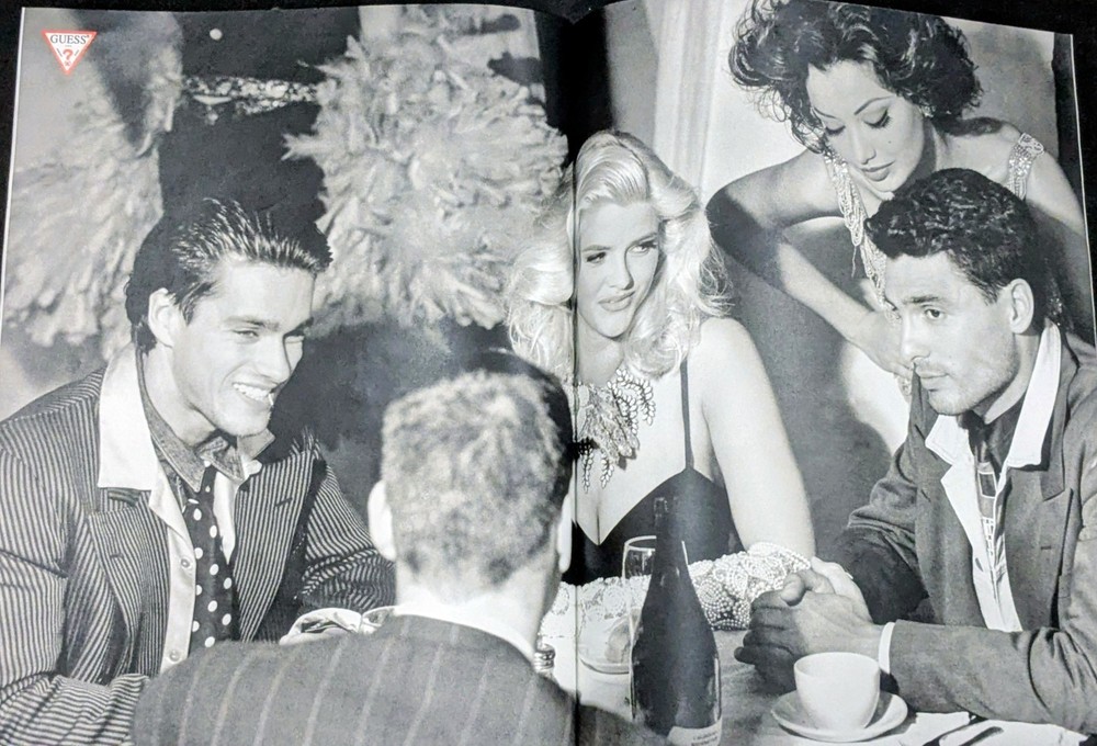 Anna Nicole Smith GUESS Beverly Hills 20-Page Spread Large Format 1992 Ad Insert