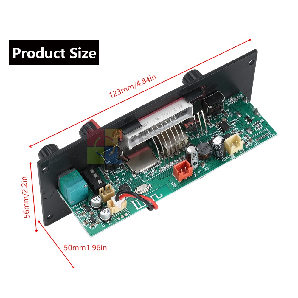 DC 3.7-5V 10W Mono Bluetooth 5.0 Audio Power Amplifier Module MP3 Decoding Board