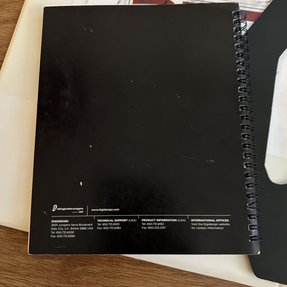 Digidesigns Getting Started Manual Digi 002 & Digi 002 Rack & Reason Adapted Etc