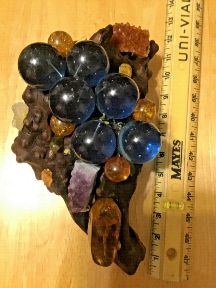 Petrified wood.With. Gems
