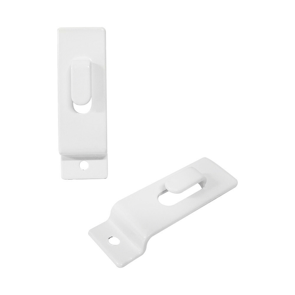Utility Hooks - Single Slatwall Notch Hook - White - PACK 2