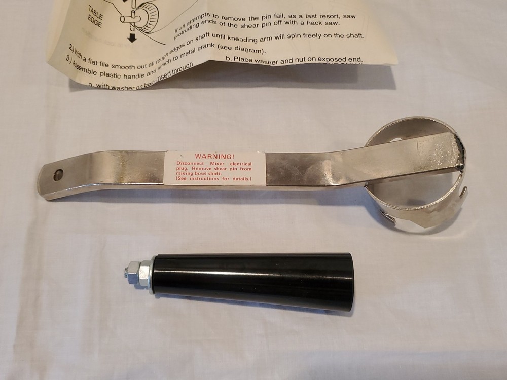 NEW NOS Vintage Bosch Magic Mixer Manual Conversion Handle Hand Crank